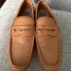 Madison NYC Men's Brown Leather Loafers